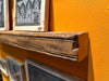 KI-generiertes Bild,Holz Wandregal Bilderregal 45cm Braun Fundholz Wandboard Bilderrahmenleiste Ablage