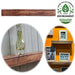 XL Holz Wandregal Bilderregal 80cm Braun Fundholz Wandboard Bilderrahmenleiste Ablage