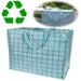 XXL Jumbo Bag Blue Friendship 55cm Recycelt Aufbewahrungstasche Einkaufstasche