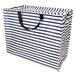 XXL Jumbo Bag Nautical Stripes gestreift 55cm Recyclet Aufbewahrungstasche Einkaufstasche