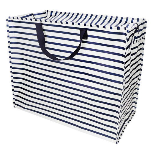 XXL Jumbo Bag Nautical Stripes gestreift 55cm Recyclet Aufbewahrungstasche Einkaufstasche