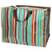 XXL Jumbo Bag Retro 70´ziger Steifen 55cm Recycelt Aufbewahrungstasche Einkaufstasche
