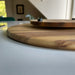 XXL Holz Servierplatte Drehteller 40cm Akazie drehbar Drehtablett Drehplatte