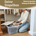 XL Stapelbox Allzweckbox 40x28x20cm ♻️ mit Deckel Transportbox Stapelkiste