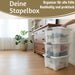 KI-generiertes Bild,XL Stapelbox Allzweckbox 3´er Set 40x28cm ?? mit Deckel Transportbox Stapelkiste