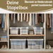 KI-generiertes Bild,XL Stapelbox Allzweckbox 3´er Set 40x28cm ?? mit Deckel Transportbox Stapelkiste