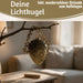 KI-generiertes Bild,XL Deko Glas Licht-Kugel Zapfen 15 LED 20cm Timer Batterie-Fach Gold zum Anhängen