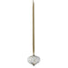 XL Deko Glas Lichtkugel 15 LED 20cm Zwiebel Klar Gold Timer Batterie Band zum Anhängen