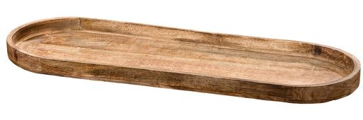 KI-generiertes Bild,XXL Deko-Tablett Mango-Holz Braun 81cm groß Serviertablett Obst-Schale Brot