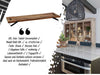 XXL Akazie Serviertablett 67cm klappbar Holz Tablett Tabletttisch Frühstückstablett