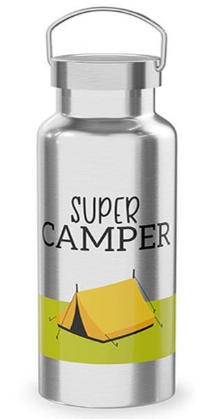 Edelstahl Thermosflasche 500ml Super Camper Isolierflasche Trinkflasche