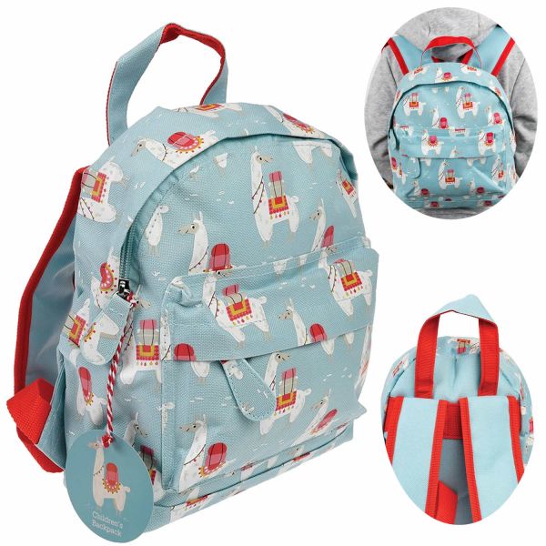 Kinder Rucksack Backpack Alpaka Lama 28x20cm Kindergartentasche