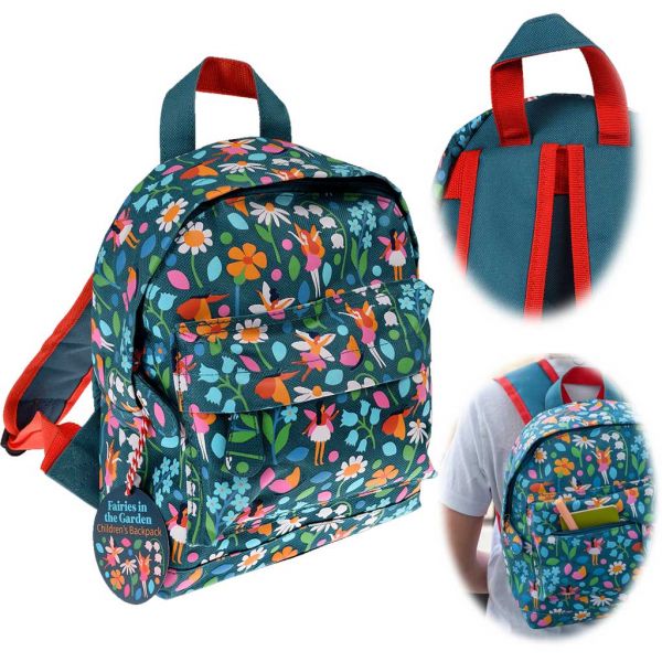 Kinder Rucksack Backpack Fairies Garden 28x20cm Kindergartentasche