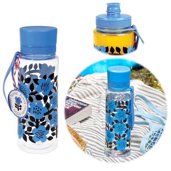 Kinder Trinkflasche Astrid Flower 600ml Wasserflasche Kunststoff BPA-frei