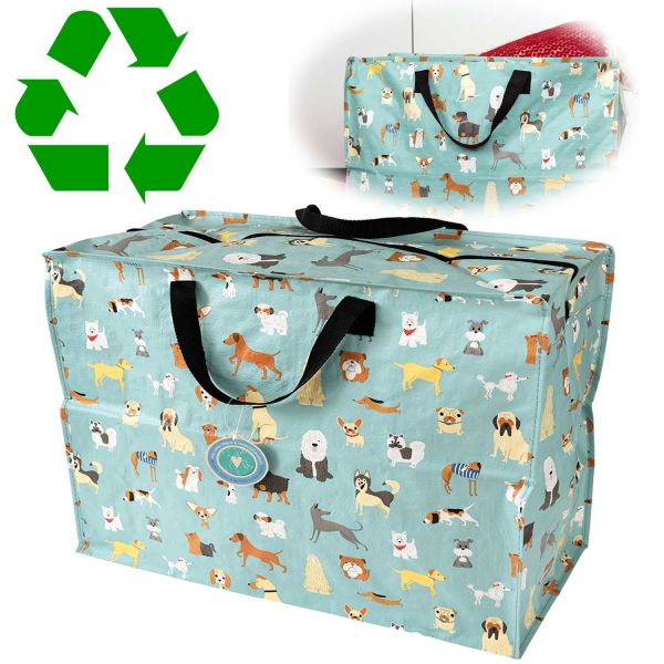 XXL Jumbo Bag Dog´s Hunde 55cm Recycled Allzwecktasche Einkaufstasche