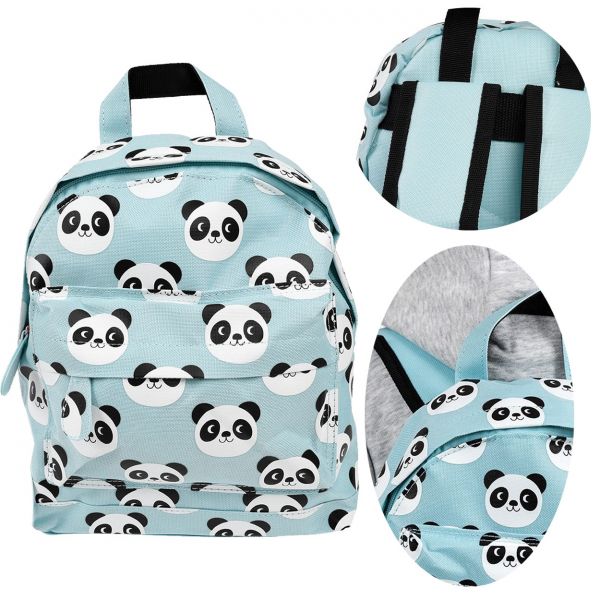 Kinder Rucksack Backpack Panda Bär 28x20cm Kindergartentasche